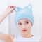 Coral Fleece Hair Drying Cap With Cat Ears Quick Dry Hair Towel For Women Soft Absorbent Shower Cap 0