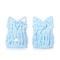 Coral Fleece Hair Drying Cap With Cat Ears Quick Dry Hair Towel For Women Soft Absorbent Shower Cap 1