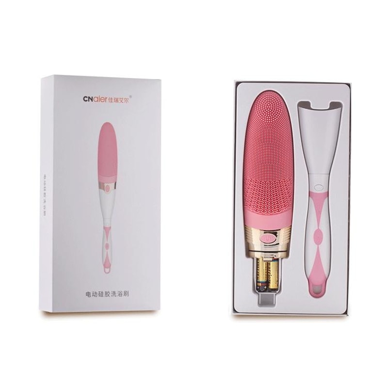 Waterproof Electric Body Brush Silicone Massage Bath Brush For Deep Skin Cleansing 4