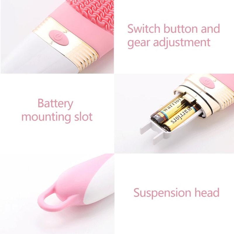 Waterproof Electric Body Brush Silicone Massage Bath Brush For Deep Skin Cleansing 2