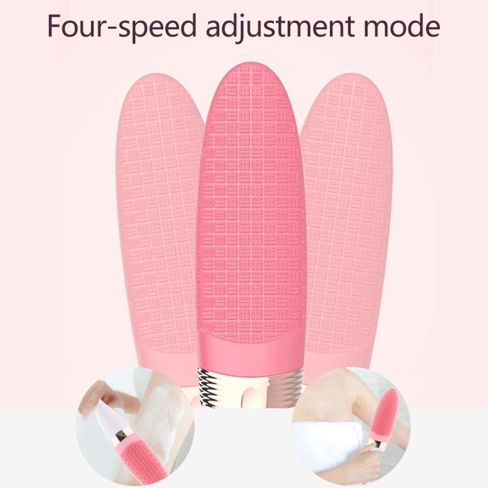 Waterproof Electric Body Brush Silicone Massage Bath Brush For Deep Skin Cleansing 6