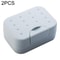 Portable Travel Soap Box Leakproof Soap Case Compact Soap Holder 4