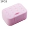 Portable Travel Soap Box Leakproof Soap Case Compact Soap Holder 6