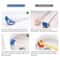 Disposable Toilet Brush With Soft Bristles No Dead Corner Hygienic Cleaning Tool 8