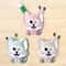 Cartoon Dog Toothbrush Holder Wall Mount Kids Bathroom Organizer Shelf 0