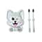 Cartoon Dog Toothbrush Holder Wall Mount Kids Bathroom Organizer Shelf 12