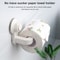 Suction Cup Toilet Paper Holder Wall Mount Removable Rack For Bathroom Storage 1