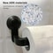 Suction Cup Toilet Paper Holder Wall Mount Removable Rack For Bathroom Storage 8