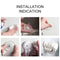 Suction Cup Toilet Paper Holder Wall Mount Removable Rack For Bathroom Storage 9