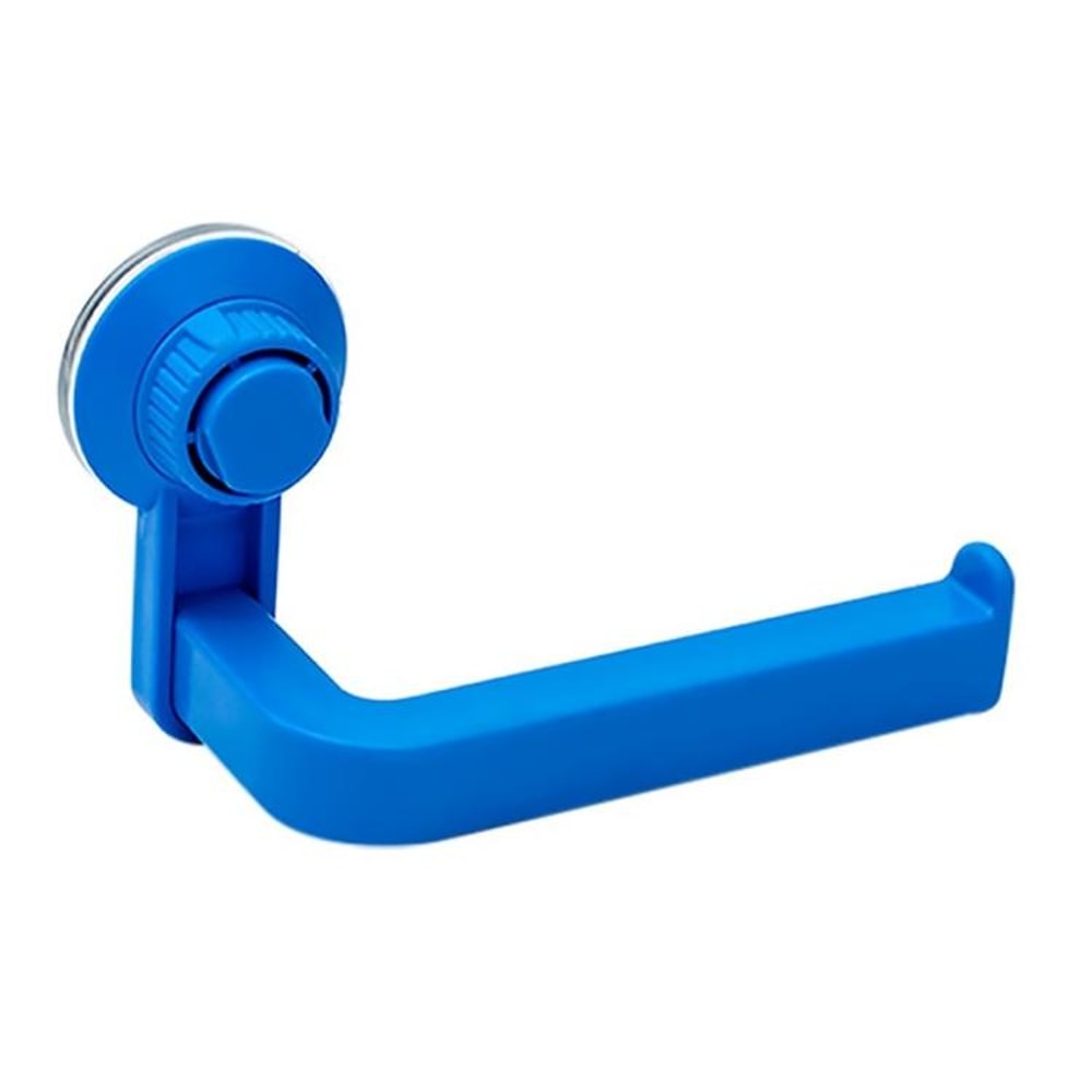 Suction Cup Toilet Paper Holder Wall Mount Removable Rack for Bathroom Storage