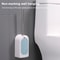 Wall Mounted Toilet Brush Set With Long Handle Soft Bristles Hygienic Holder 10