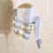 Wall Mount Hair Dryer Holder Spiral Rack Bathroom Organizer 0