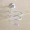 Wall Mount Hair Dryer Holder Spiral Rack Bathroom Organizer 1
