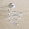 Wall Mount Hair Dryer Holder Spiral Rack Bathroom Organizer 1