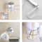 Wall Mount Hair Dryer Holder Spiral Rack Bathroom Organizer 2