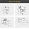 Wall Mount Hair Dryer Holder Spiral Rack Bathroom Organizer 4