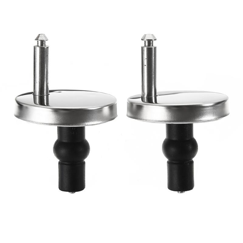Quick Release Toilet Seat Hinges Kit Zinc Alloy Fixing Bolts Universal Replacement 0