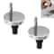 Quick Release Toilet Seat Hinges Kit Zinc Alloy Fixing Bolts Universal Replacement 6