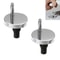 Quick Release Toilet Seat Hinges Kit Zinc Alloy Fixing Bolts Universal Replacement 6