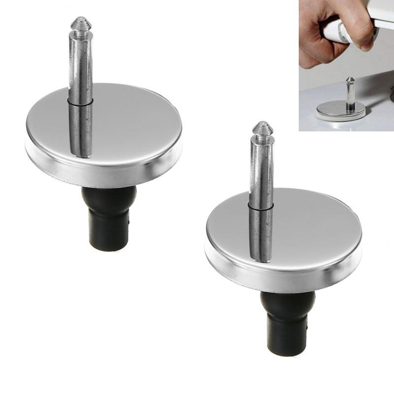 Quick Release Toilet Seat Hinges Kit Zinc Alloy Fixing Bolts Universal Replacement 6