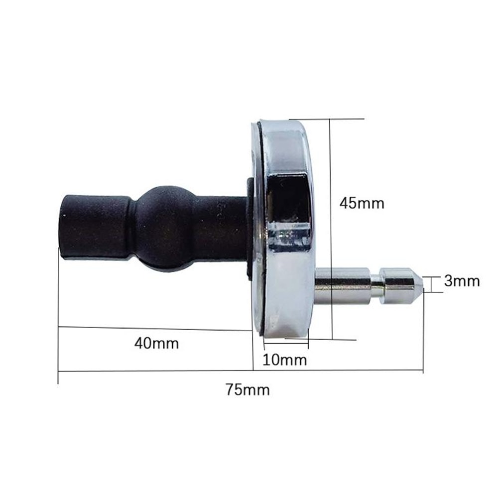 Quick Release Toilet Seat Hinges Kit Zinc Alloy Fixing Bolts Universal Replacement 3
