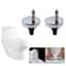 Quick Release Toilet Seat Hinges Kit Zinc Alloy Fixing Bolts Universal Replacement 4