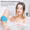 Electric Silicone Bath Massage Brush Long Handle Body Scrubber For Deep Clean Relaxation 12