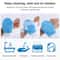 Electric Silicone Bath Massage Brush Long Handle Body Scrubber For Deep Clean Relaxation 4