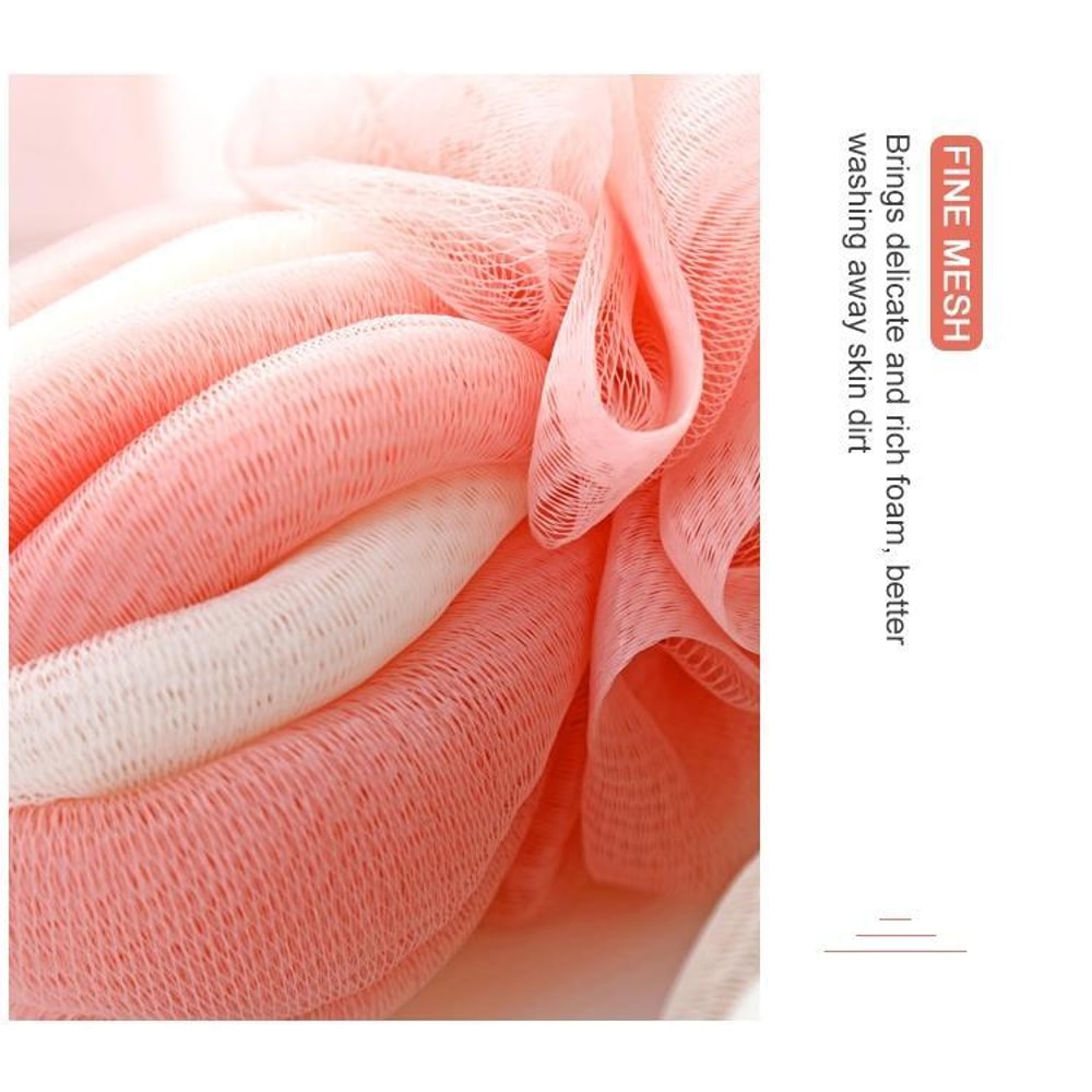 Exfoliating Back Scrubber Bath Towel Long Mesh Body Wash Brush 3