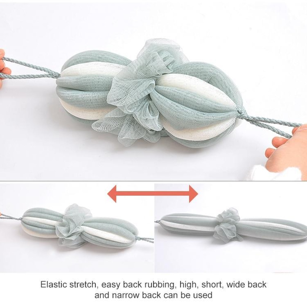 Exfoliating Back Scrubber Bath Towel Long Mesh Body Wash Brush 6