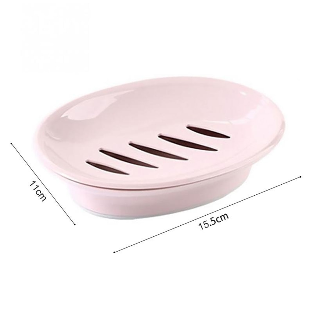 Double Layer Soap Travel Case With Drain Tray Portable Soap Holder Box For Bathroom And Outdoor Use 4