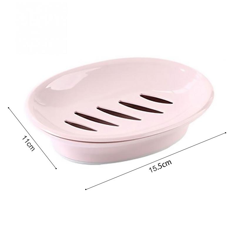 Double Layer Soap Travel Case With Drain Tray Portable Soap Holder Box For Bathroom And Outdoor Use 4