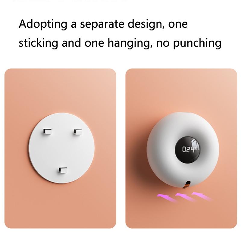 Smart Touchless Wall Mounted Soap Dispenser With LED Display Foaming Sensor 5