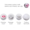 Electric Waterproof Bath Brush Long Handle Back Scrubber With 4 Heads Body Cleansing Massager 5