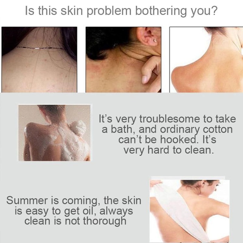 Electric Waterproof Bath Brush Long Handle Back Scrubber With 4 Heads Body Cleansing Massager 6