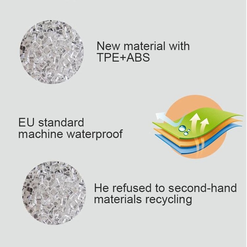 Electric Waterproof Bath Brush Long Handle Back Scrubber With 4 Heads Body Cleansing Massager 7