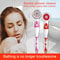 Electric Waterproof Bath Brush Long Handle Back Scrubber With 4 Heads Body Cleansing Massager 10