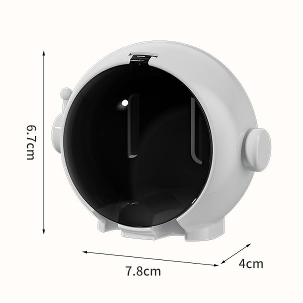 Cartoon Wall Mounted Toothbrush Holder No Drill Bathroom Shelf Organizer With Drain Design 2