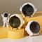 Cartoon Wall Mounted Toothbrush Holder No Drill Bathroom Shelf Organizer With Drain Design 4