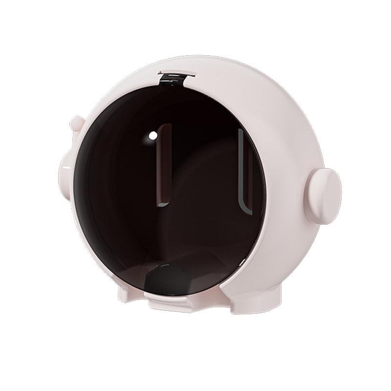 Cartoon Wall Mounted Toothbrush Holder No Drill Bathroom Shelf Organizer With Drain Design 3