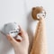 Bear Grip Towel Holder Hooks Wall Mount For Kitchen Bathroom Space Saving Organizer 0