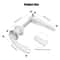 Zinc Alloy Toilet Flush Handle Replacement with Chain Universal Bathroom Lever