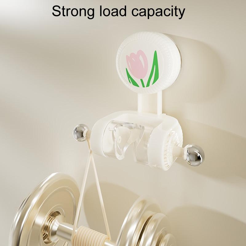 No Drill Suction Cup Shower Head Holder With 360 Adjustable Bathroom Mount 6