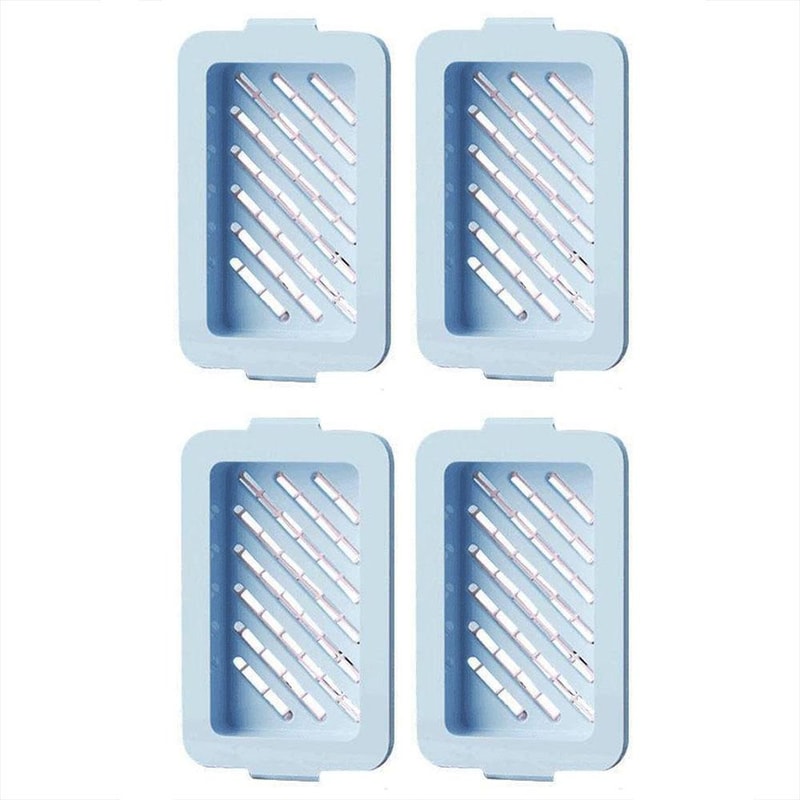 Anti Slip Soap Holder With Drain Tray Elastic Mesh Soap Saver Box For Bathroom Kitchen 1