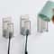 Stainless Steel Sponge Holder Set No Drill Wall Mounted Toothbrush Organizer 0
