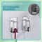 Stainless Steel Sponge Holder Set No Drill Wall Mounted Toothbrush Organizer 6