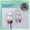 Stainless Steel Sponge Holder Set No Drill Wall Mounted Toothbrush Organizer 6