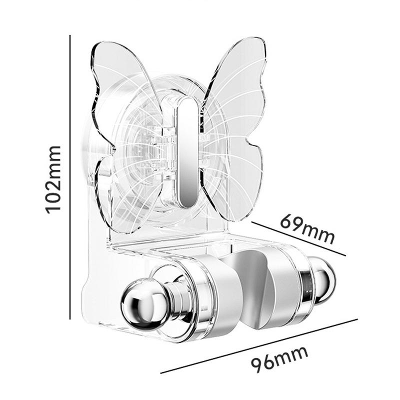Adjustable Suction Cup Shower Holder No Drill Shower Shelf Bathroom Wall Storage Organizer 3