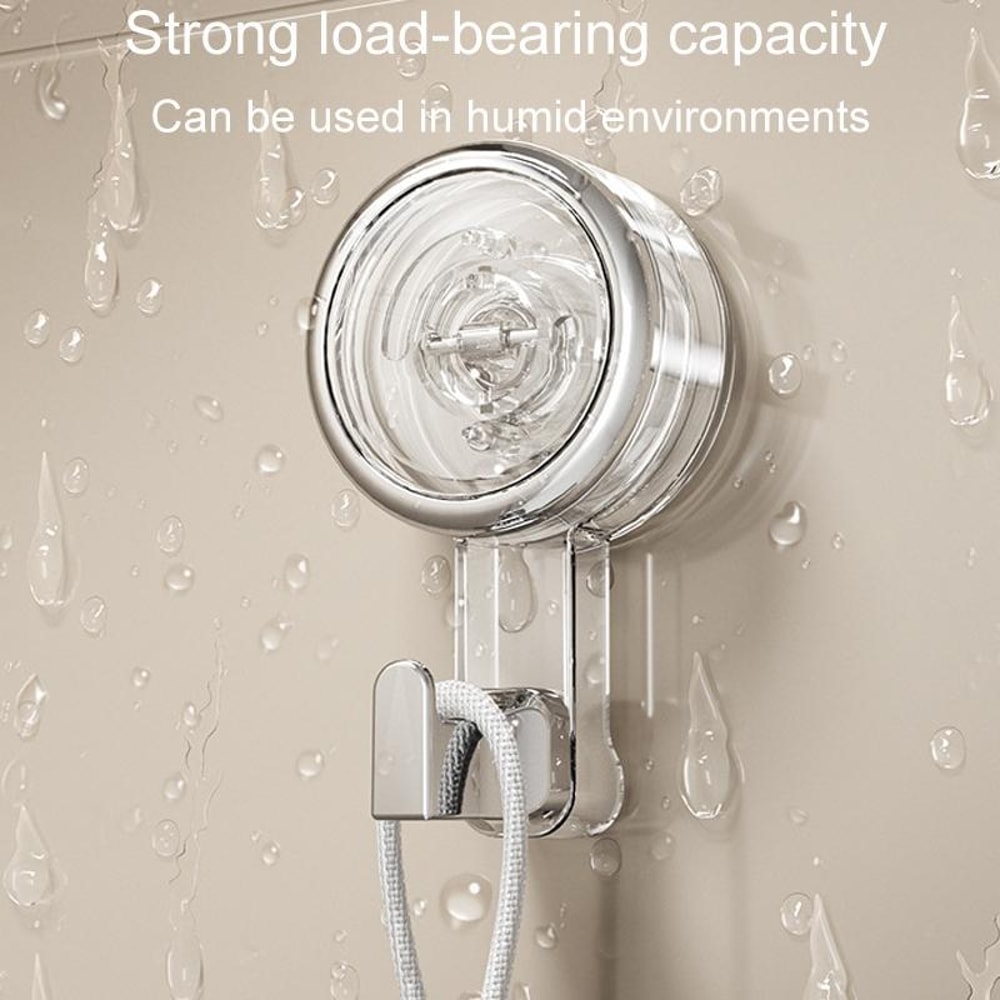 Heavy Duty Suction Cup Hooks No Drill Bathroom Wall Hooks Removable Organizer 3