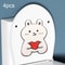 Cute Cartoon Toilet Deodorizer Stickers Felt Bathroom Deodorant Stickers Aromatherapy Fresheners 1